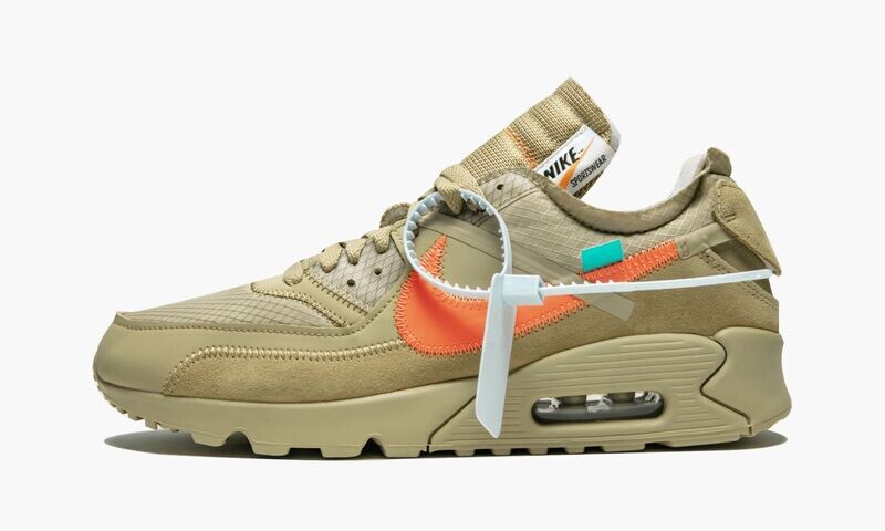 NIKE X OFF-WHITE THE 10: NIKE AIR MAX 90 "Off-White / Desert Ore"