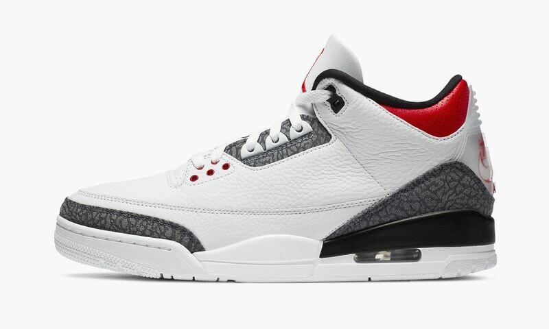 JORDAN AIR JORDAN 3 RETRO SE-T DENIM "Japan Exclusive - Fire Red"
