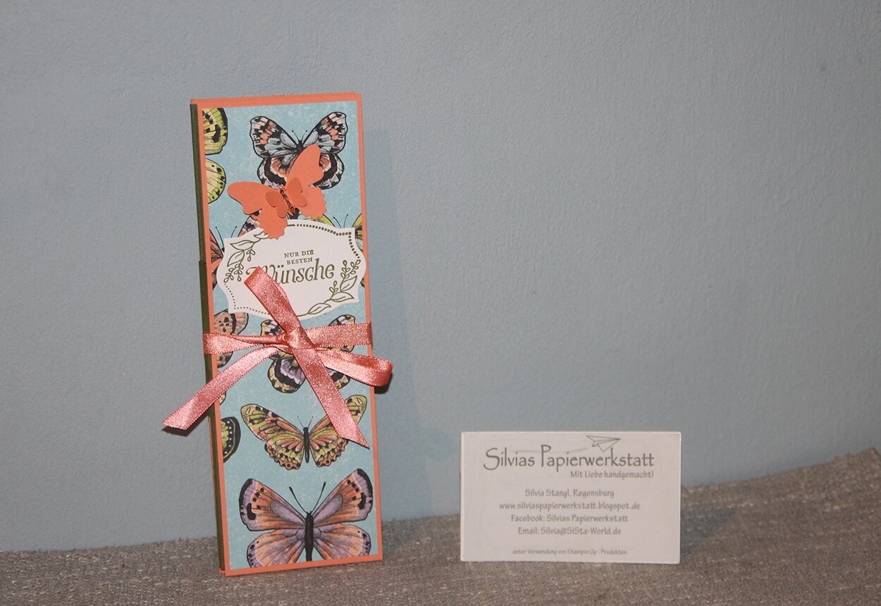 Trifold Minialbum/Karte - SCHMETTERLINGE