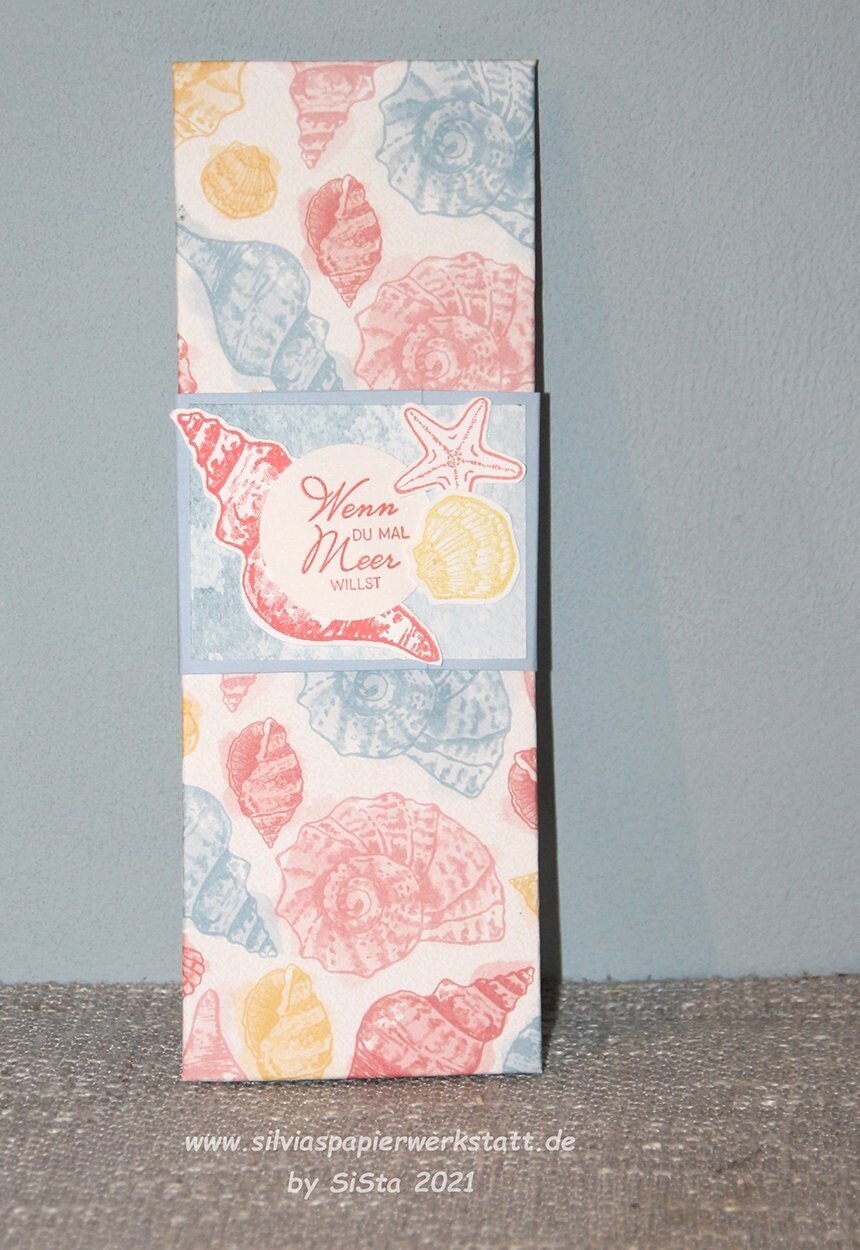 Trifold Minialbum/Karte - MUSCHELN
