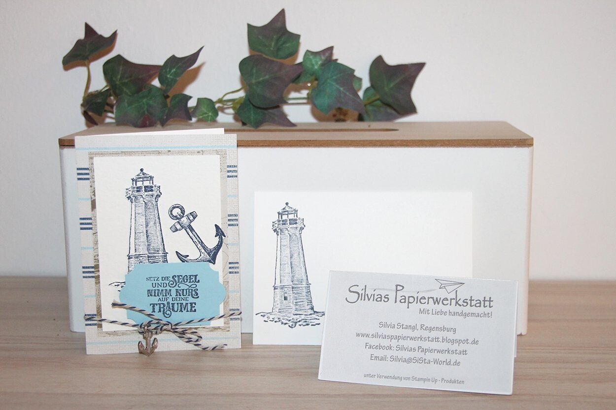Männerkarte -Leuchtturm