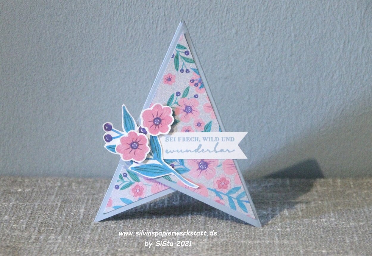 Pyramidenkarte - aus meinem Musterdesign