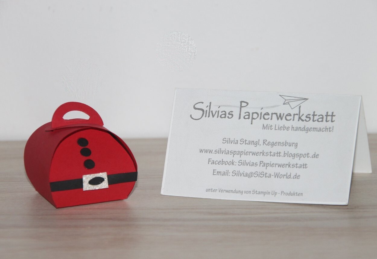 Weihnachtsverpackung - Minischachtel - Nikolausgewand