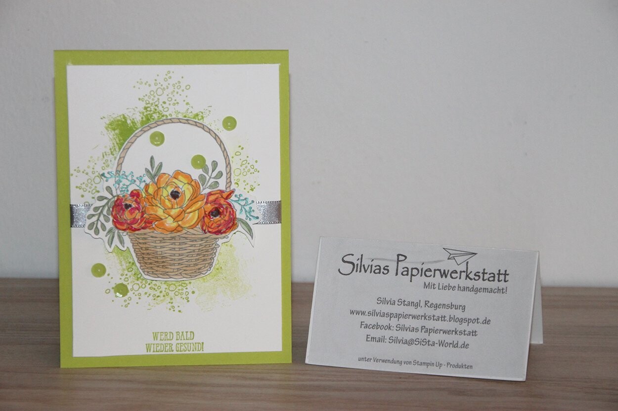 Genesungswünsche - Blumenkorb