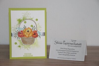 Genesungswünsche - Blumenkorb Genesungswünsche - Blumenkorb