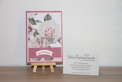 Geburtstag - Rosa Rosen Geburtstag - Rosa Rosen