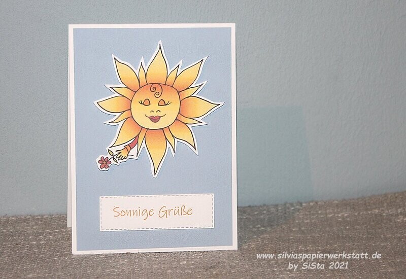 Partysonne mit Blume - aus meinem Musterdesign Partysonne mit Blume - aus meinem Musterdesign
