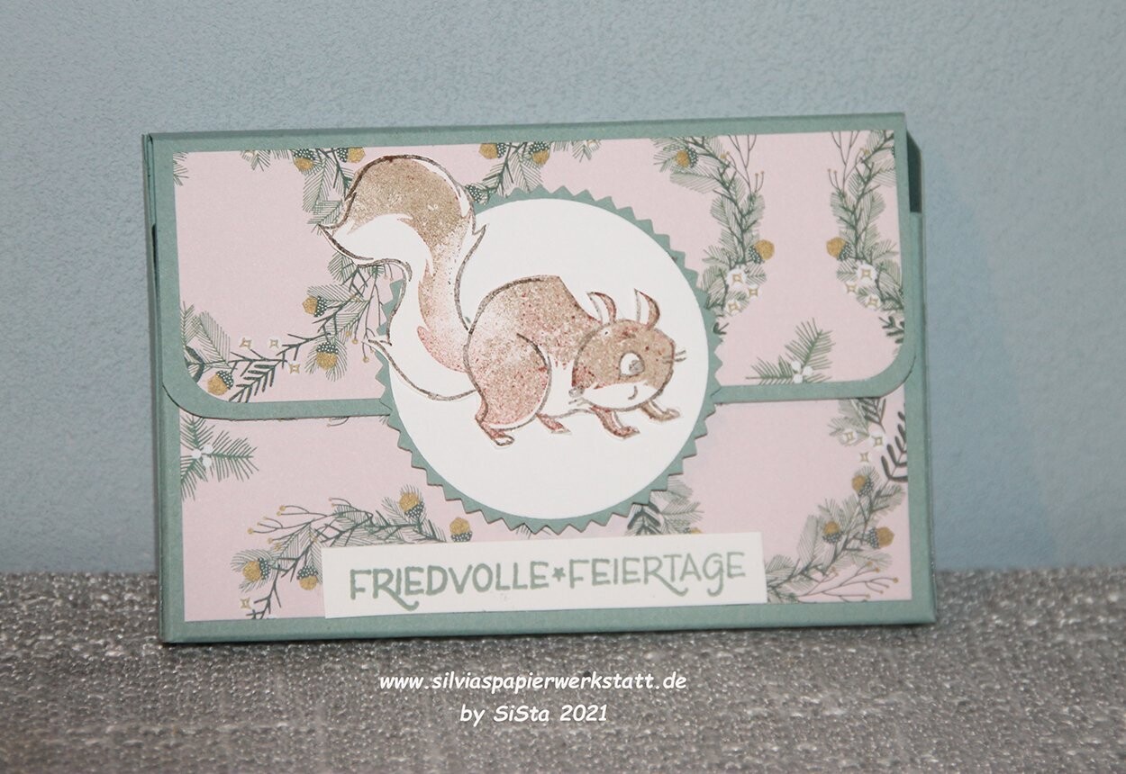 Adventskalender to Go - Eichhörnchen / Rosa