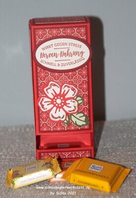 Verpackungsturm für Nervennahrung - Chillirot