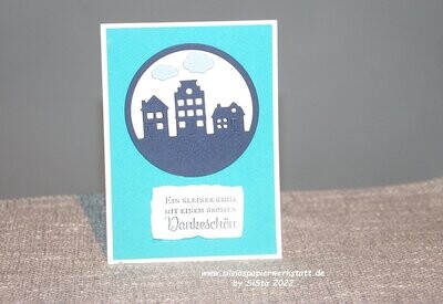 Grußkarte  - Kleiner Gruss und großes Dankeschön