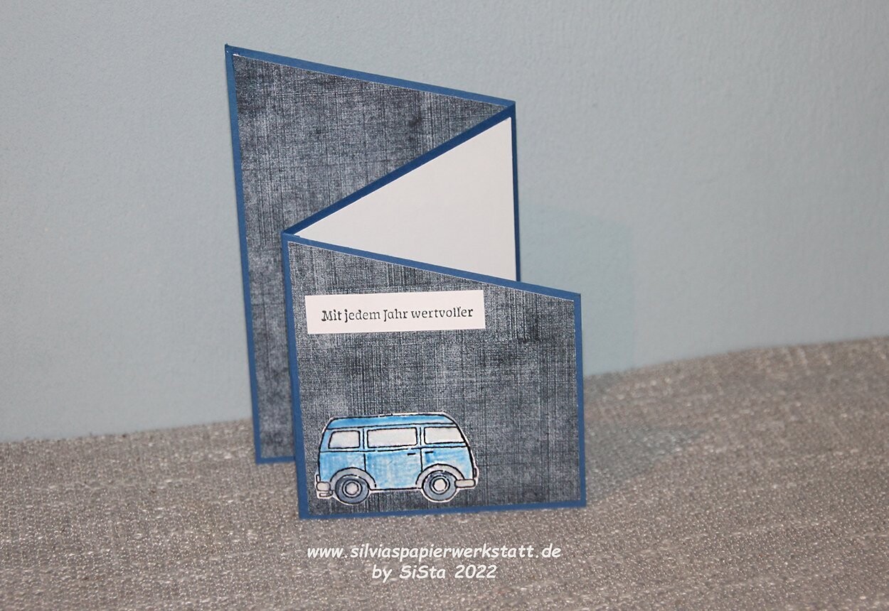 Mit jedem Jahr wertvoller / Moving Z-Fold-Card