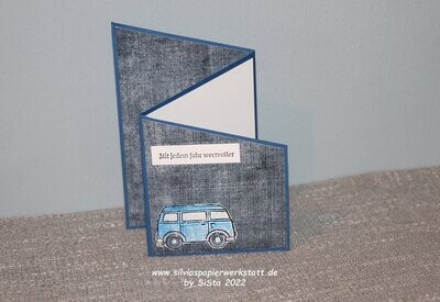 Mit jedem Jahr wertvoller / Moving Z-Fold-Card Mit jedem Jahr wertvoller / Moving Z-Fold-Card
