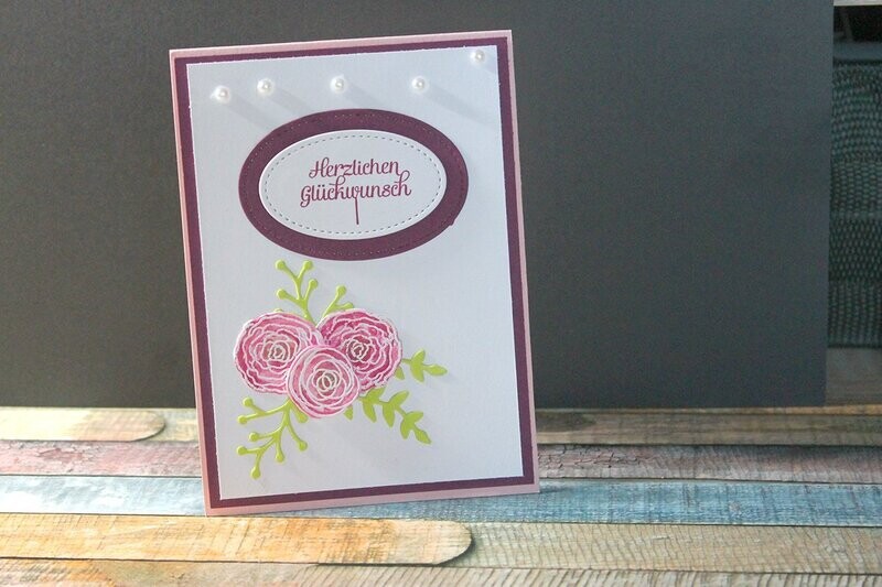 Zur Hochzeit: Herzlichen Glückwunsch - Pop-Up-Karte Zur Hochzeit: Herzlichen Glückwunsch - Pop-Up-Karte