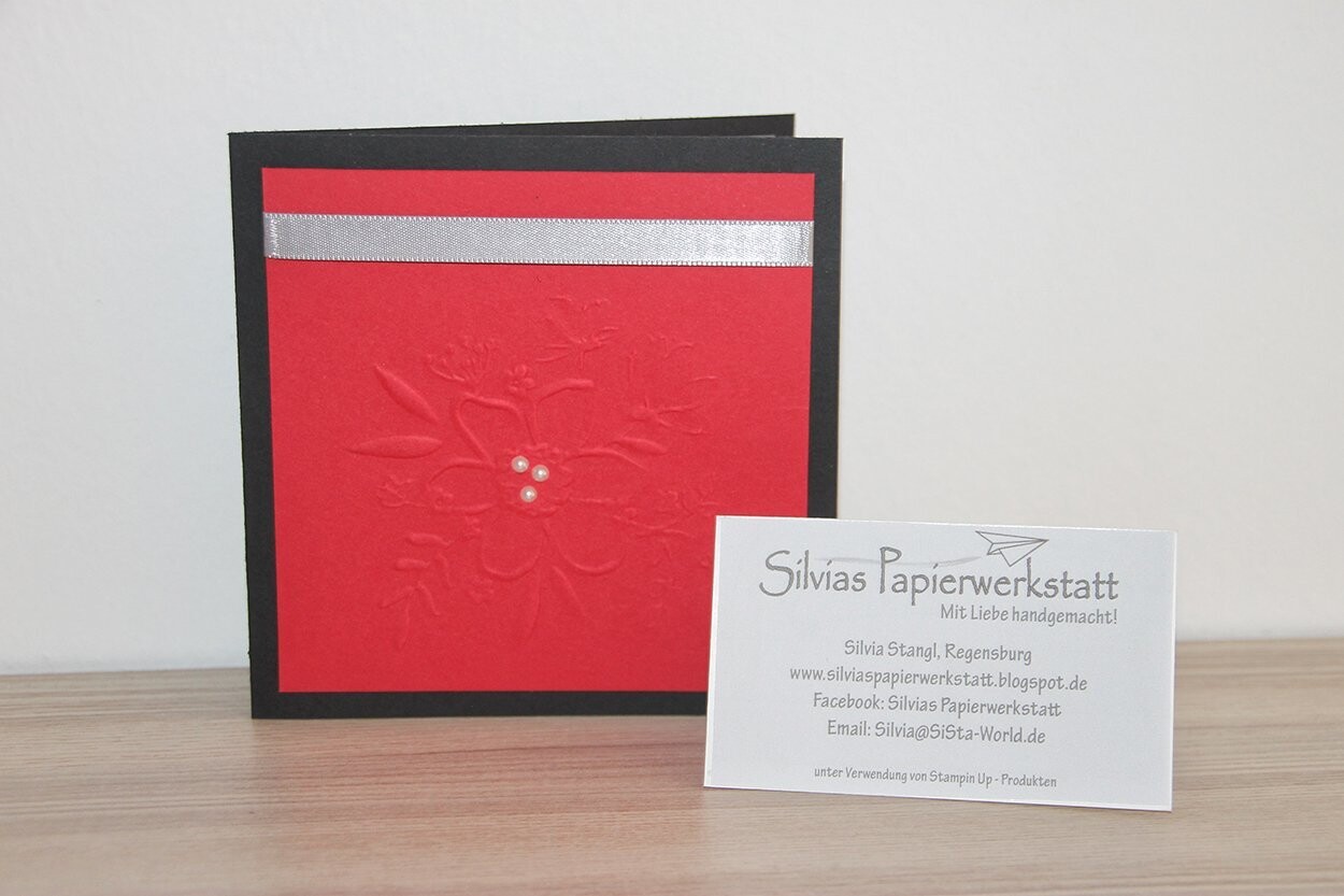 Zur Hochzeit: Edel in Schwarz-Rot