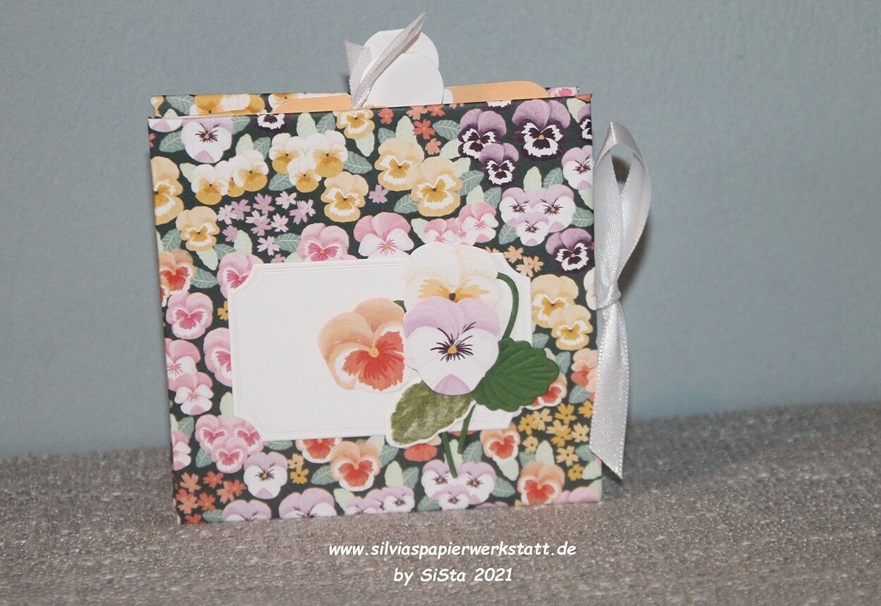 Minialbum Stiefmütterchen