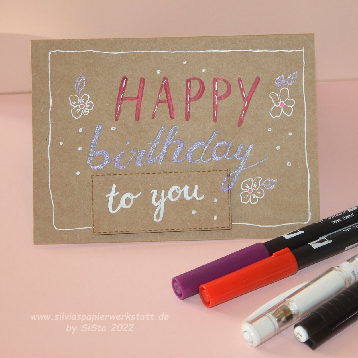 Happy Birthday - Handgelettert