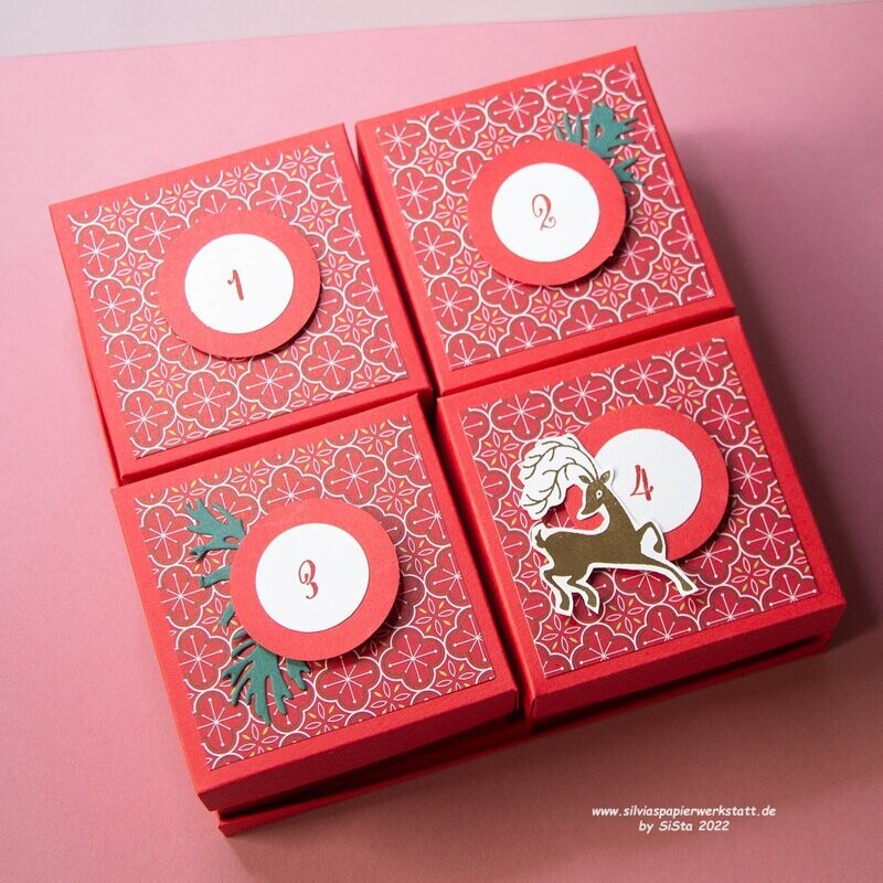 Adventskalender Rot