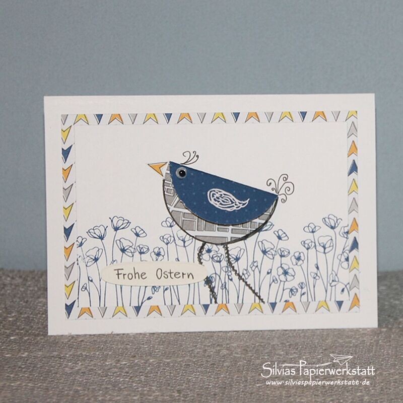 Blauer Vogel - Ostern