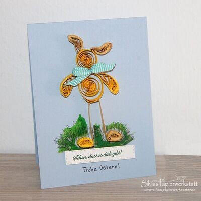 Osterhase Quilling  - Ostern