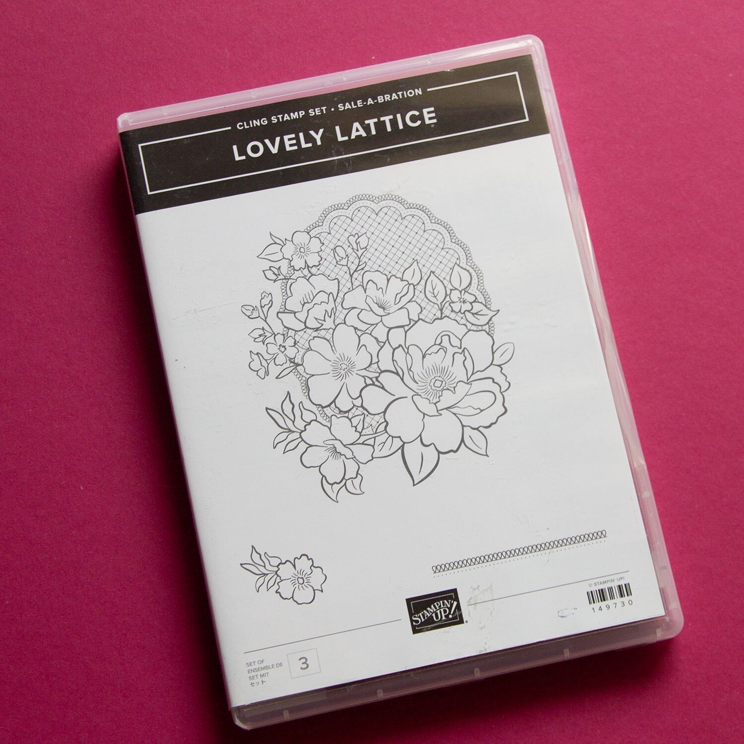 Stempelset - Lovely Lattice