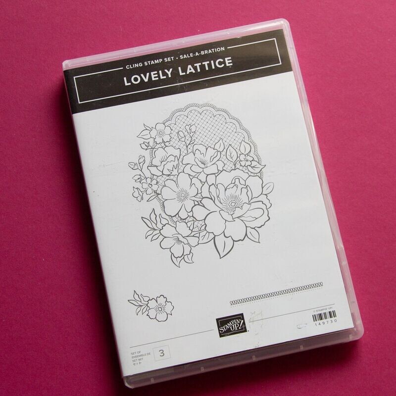 Stempelset - Lovely Lattice