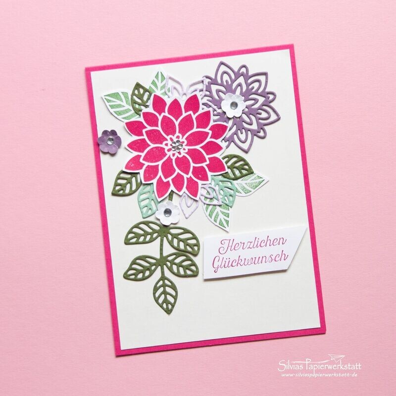 Blumige Glückwünsche