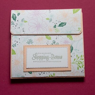 Shopping Card - Zarte Blüten