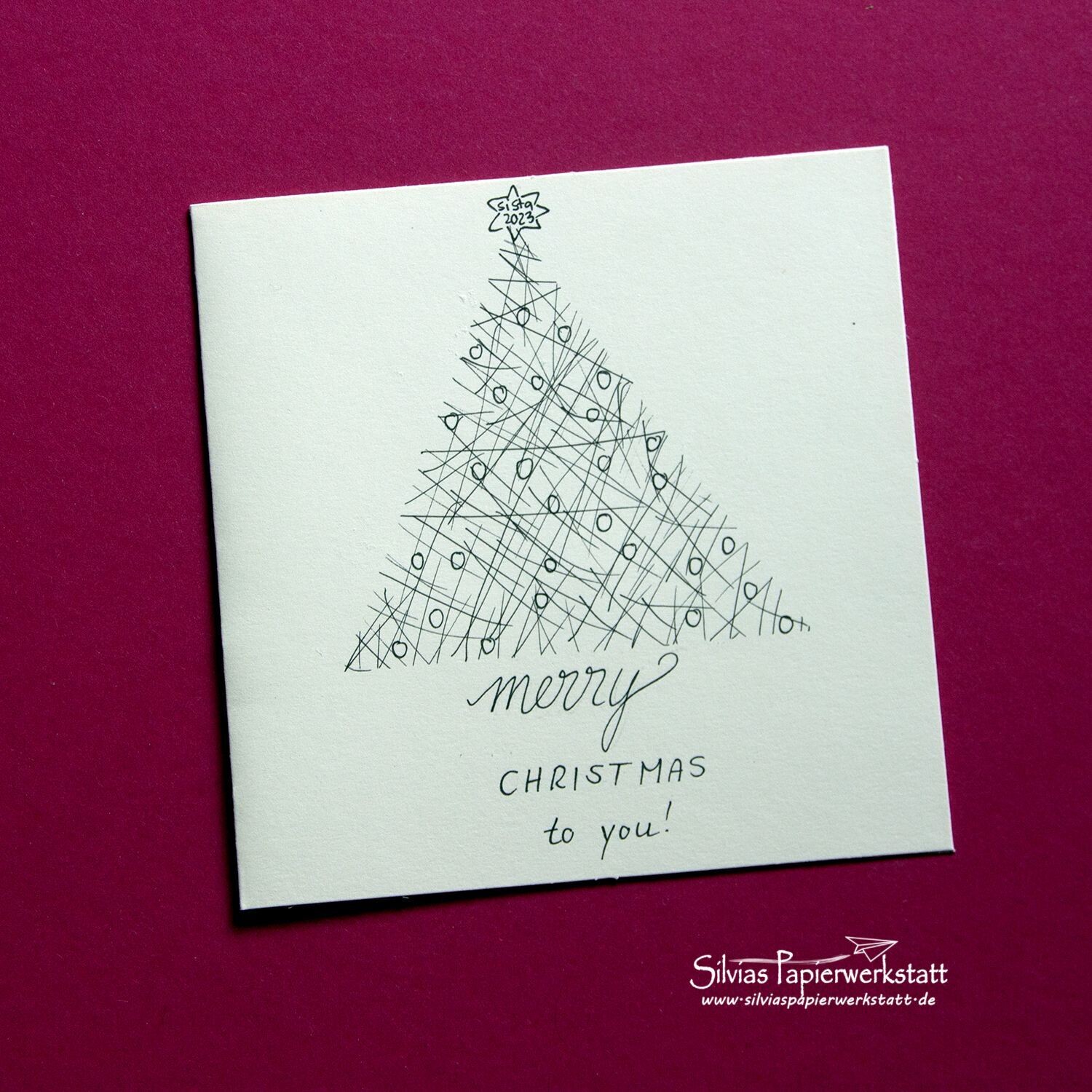 Gekritzelter Christbaum