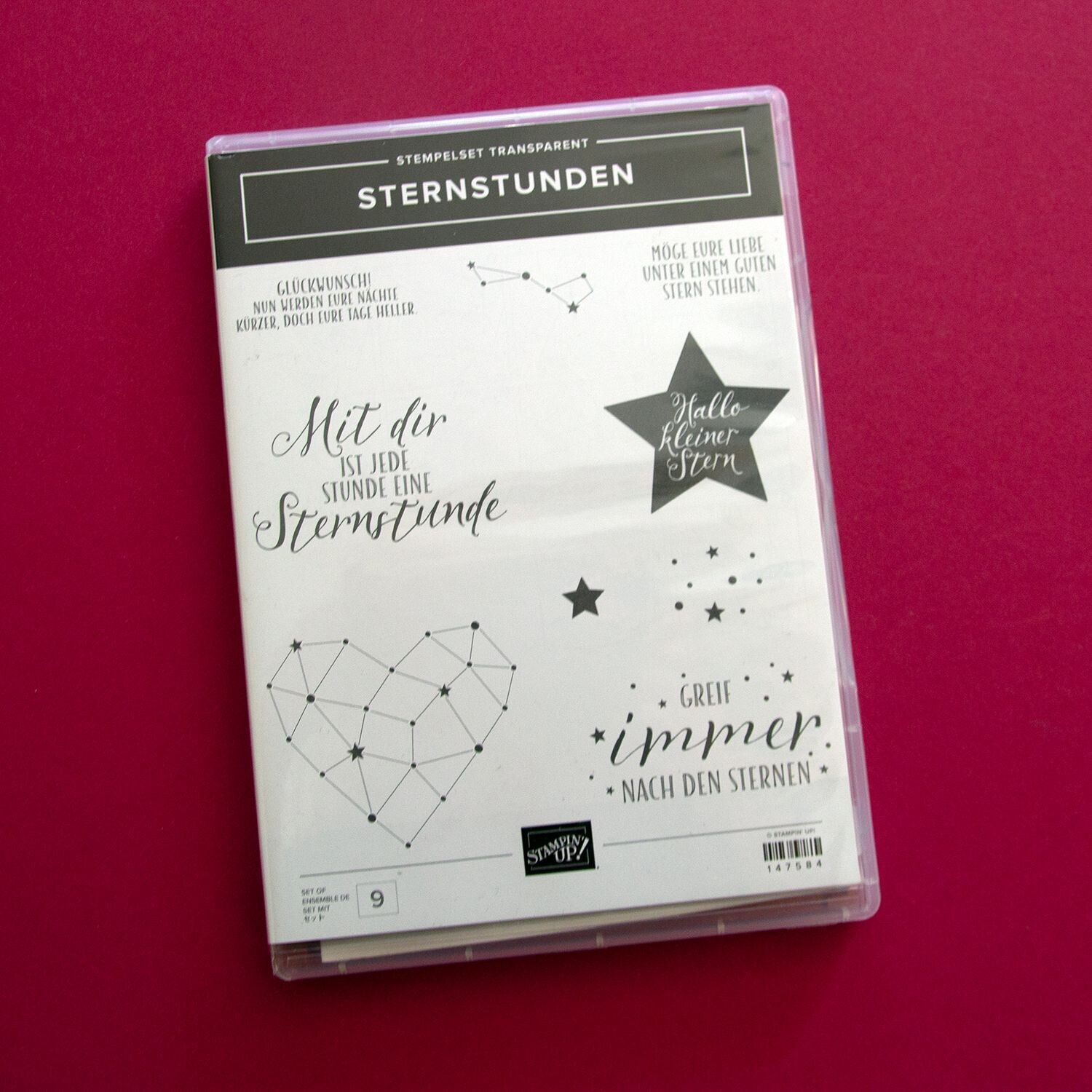 Stempelset und Handstanze - Sternstunden