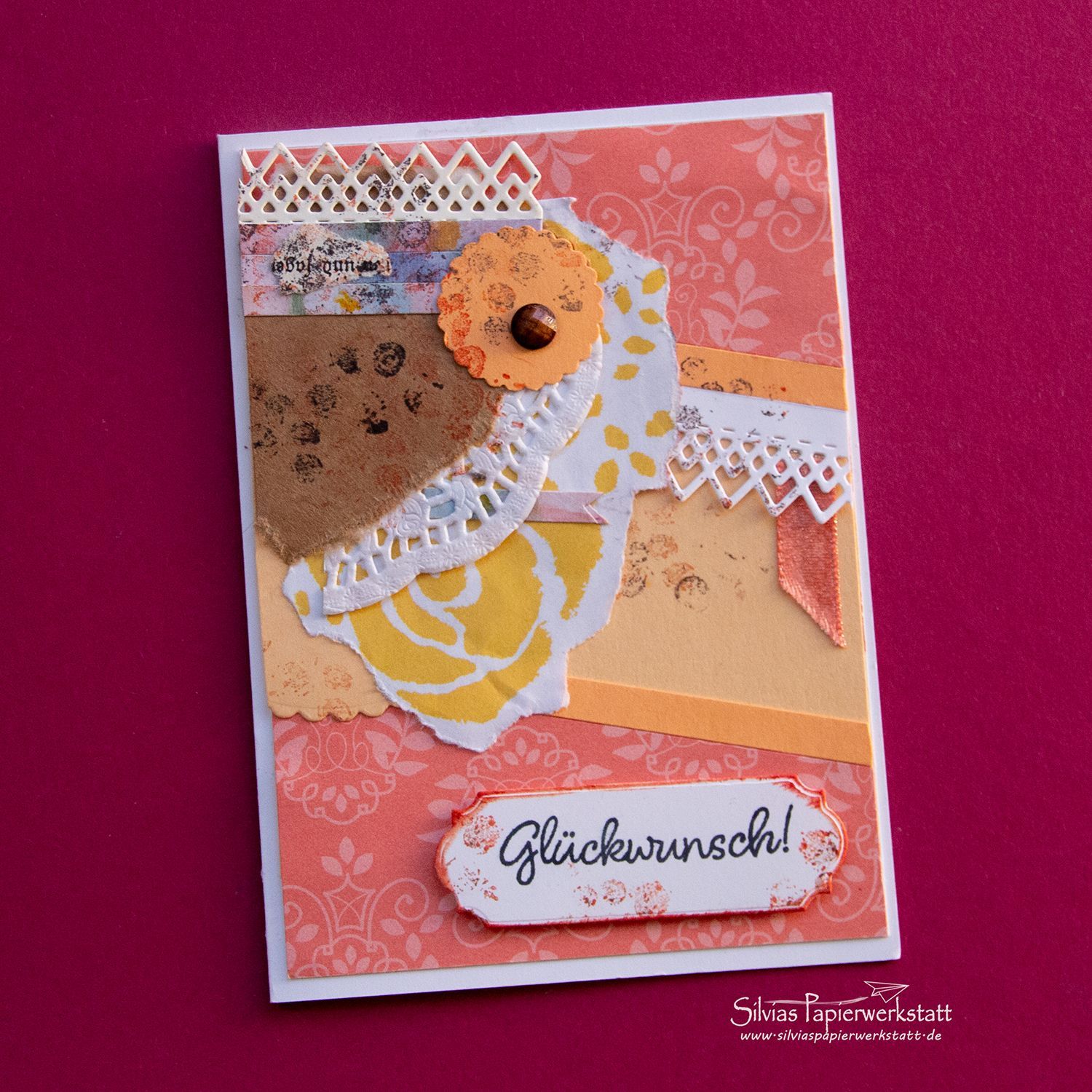 Mixed Media Orangetöne
