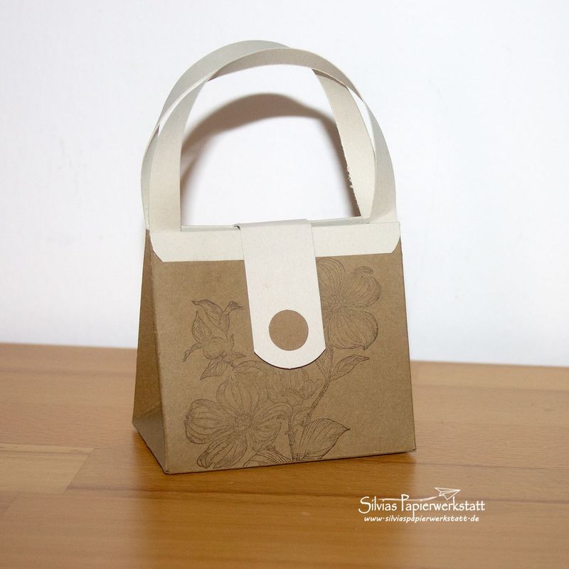 Handtasche Braun/Beige