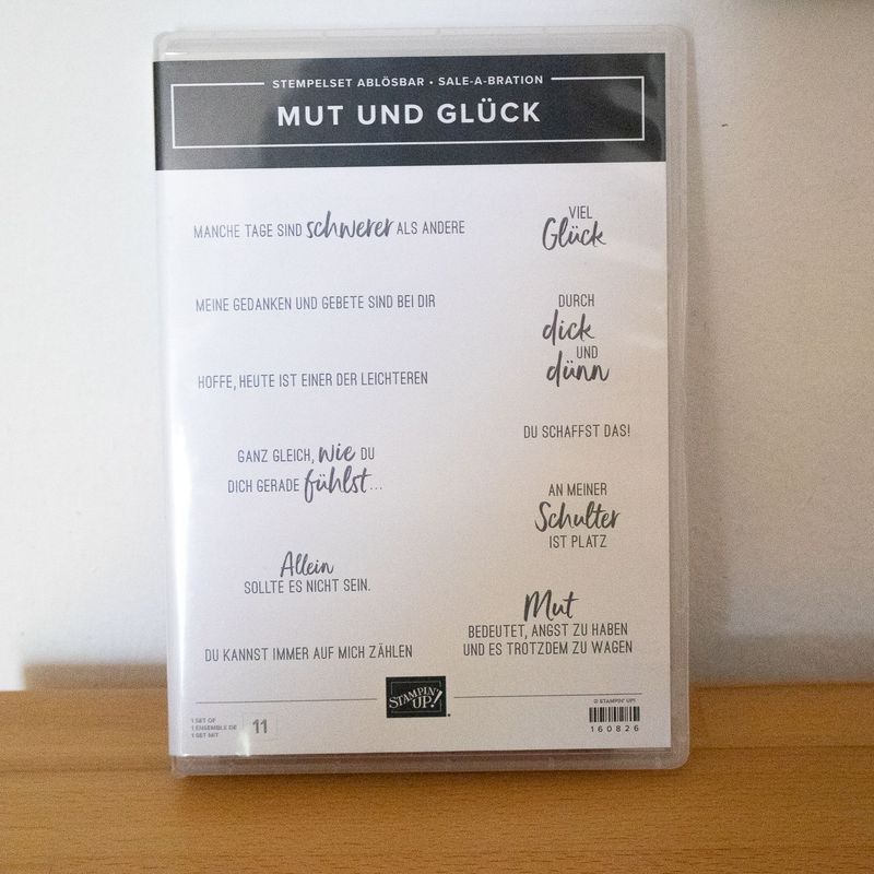 Stempelset - Mut und Glück