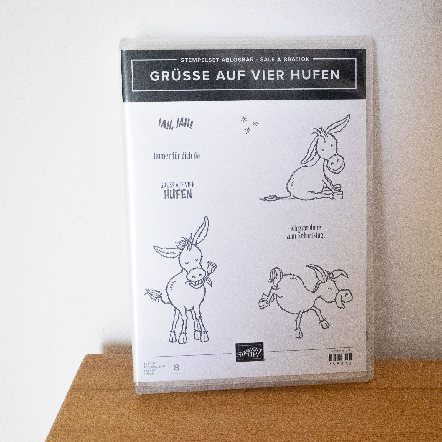Stempelset - Grüsse auf vier Hufen