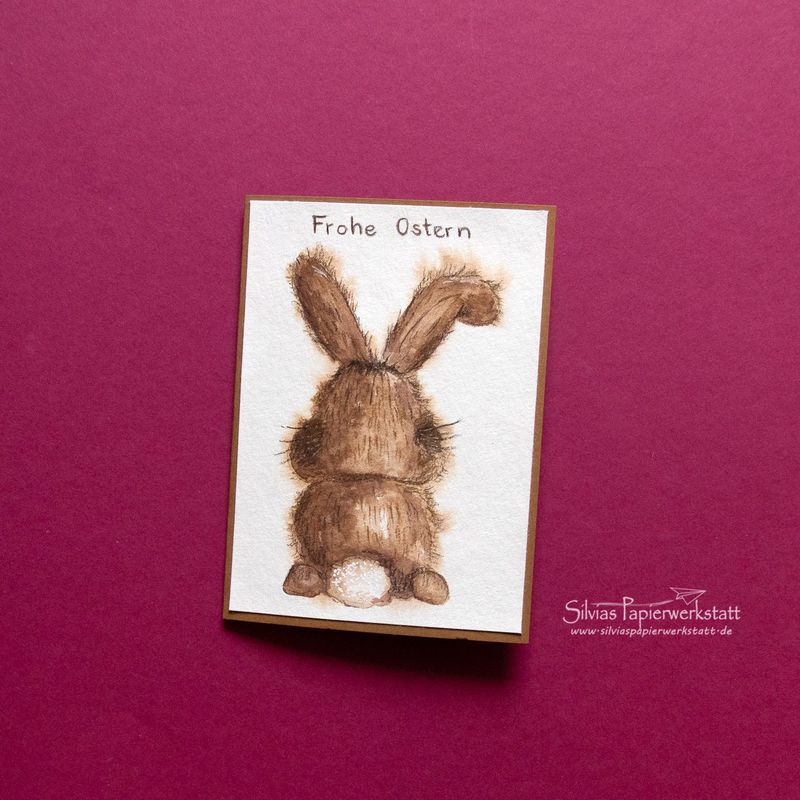 Plüschiger Osterhase