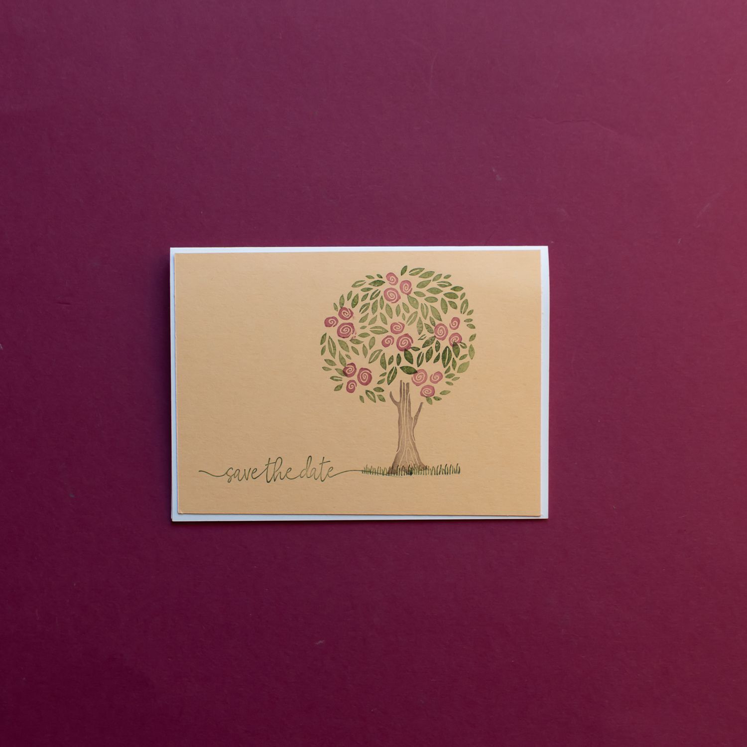 Save the Date mit Baum