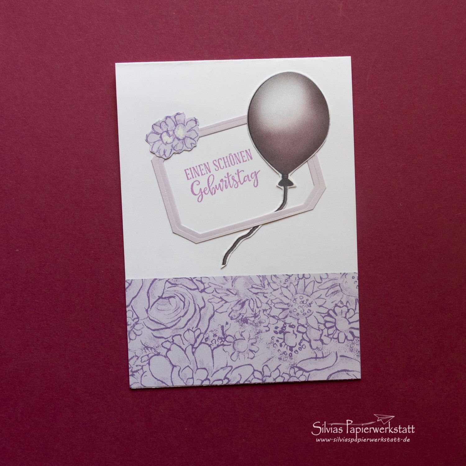 Lila Luftballon