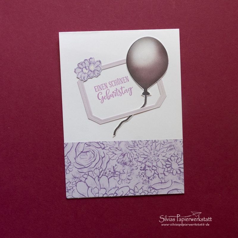 Lila Luftballon
