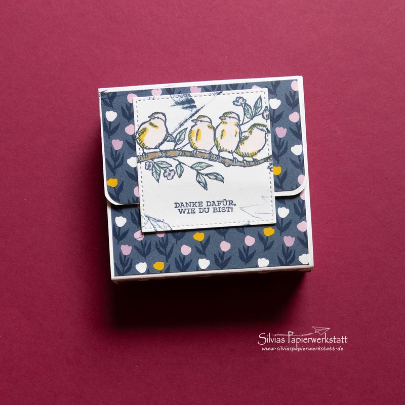 Mini-Leporello-Album mit Vögelchen Mini-Leporello-Album mit Vögelchen