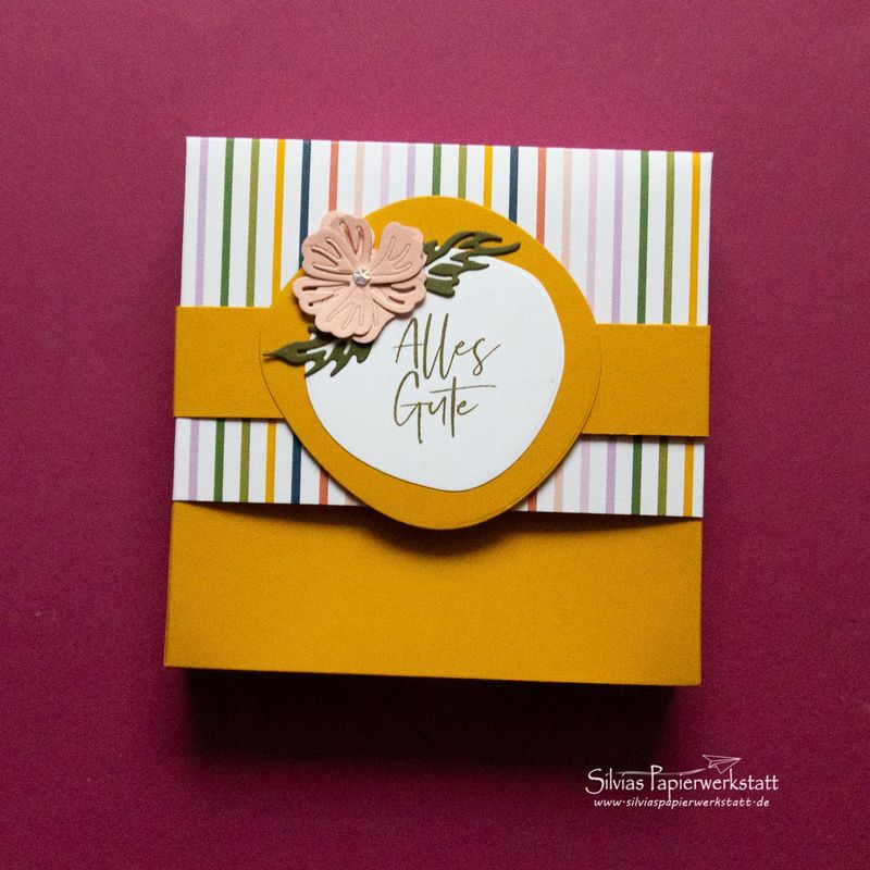 Pralinenbox Currygelb Pralinenbox Currygelb