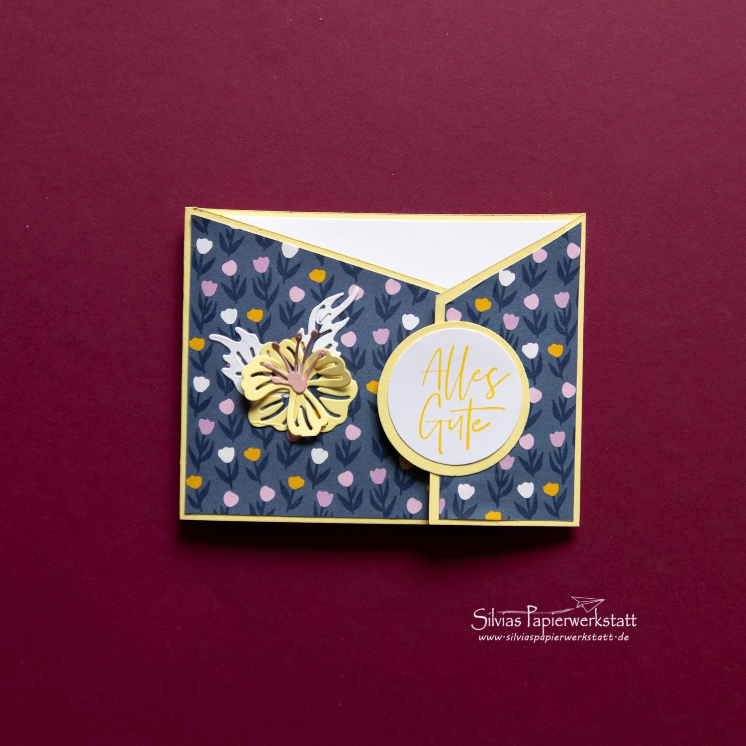 Alles Gute mit kleinen Tulpen