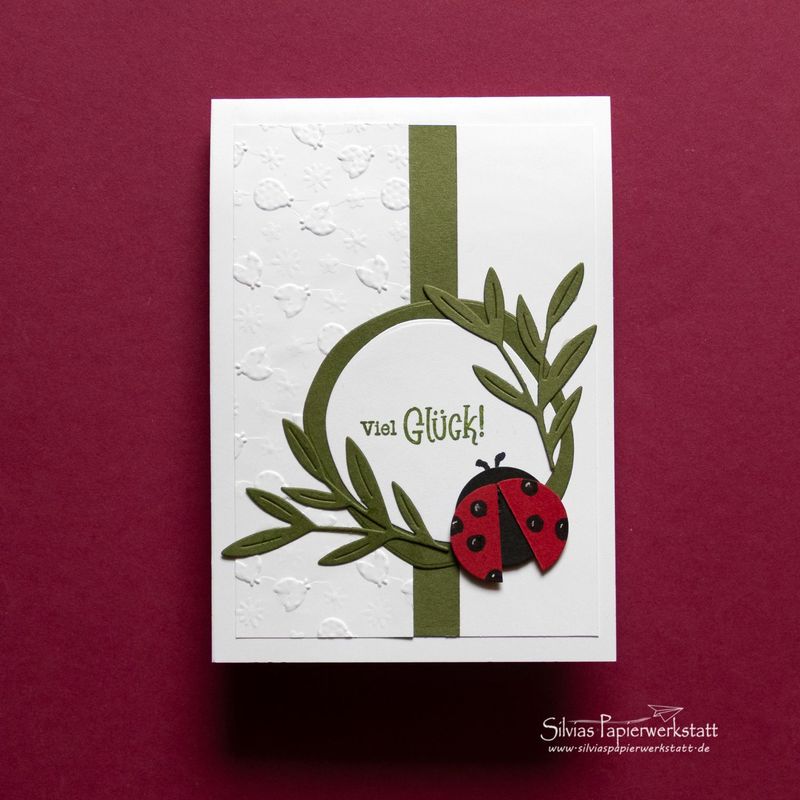 Glückskäfer - PopUp Karte mit Gutscheinfach