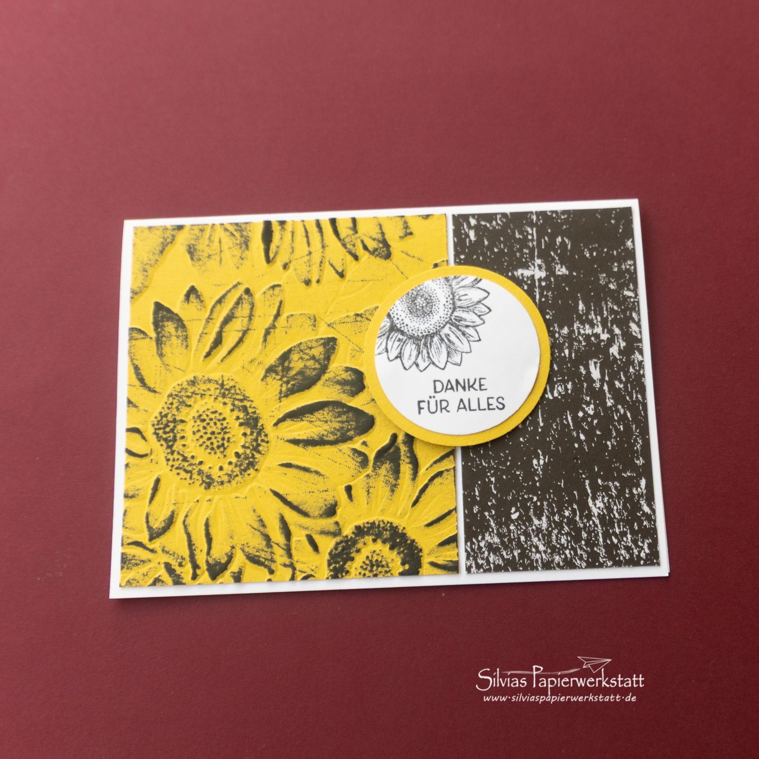 Geprägte Sonnenblumen Geprägte Sonnenblumen