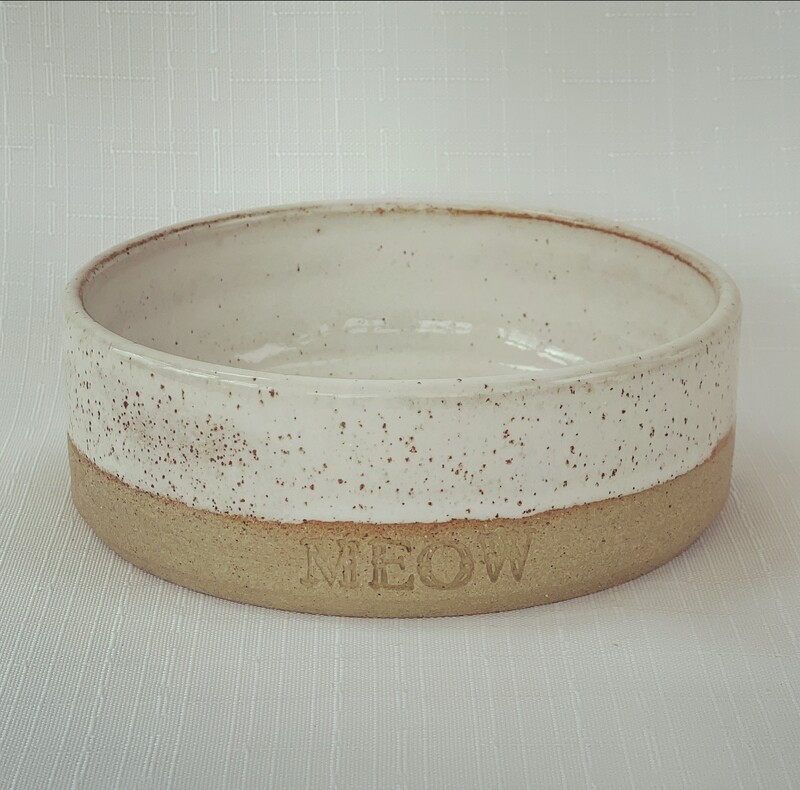 Personalised small cat bowl
