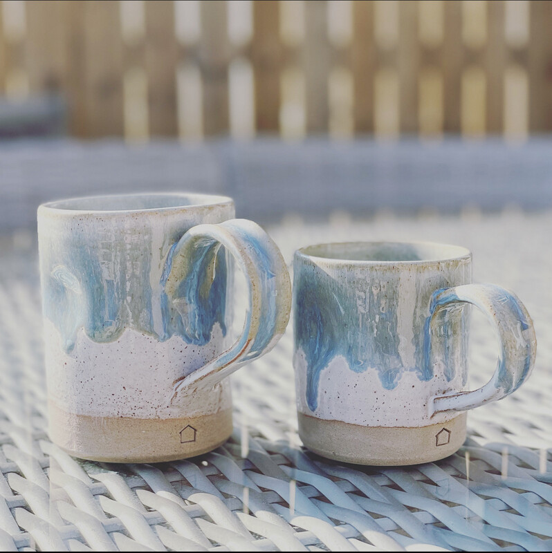 8oz Seaspray Dimple Mug
