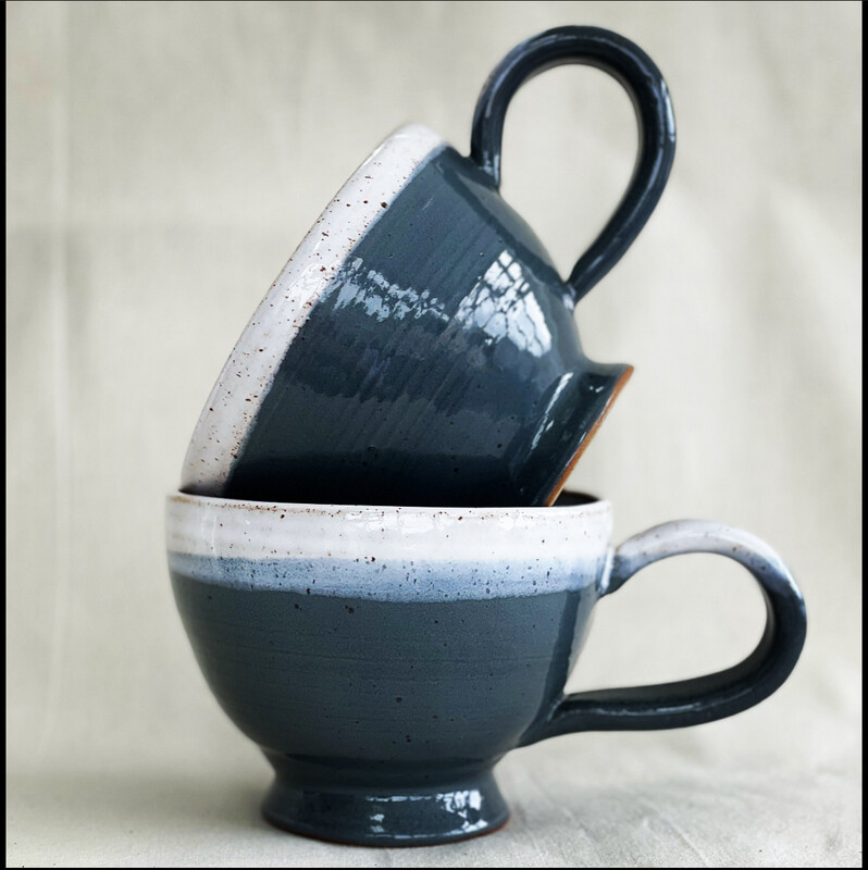 Slate Grey Coffee Cup