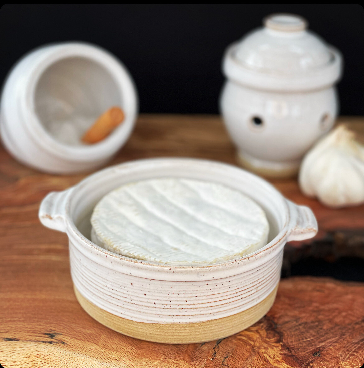 Speckled White Camembert Baker