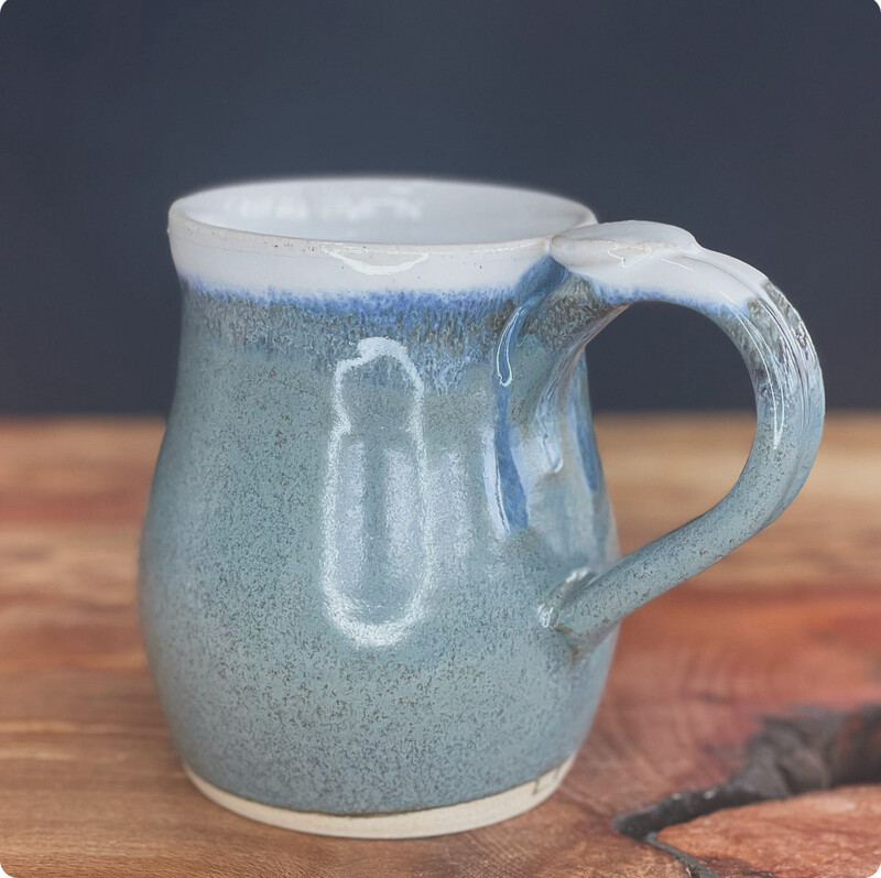 Alpine Grey Thumb Rest Mug