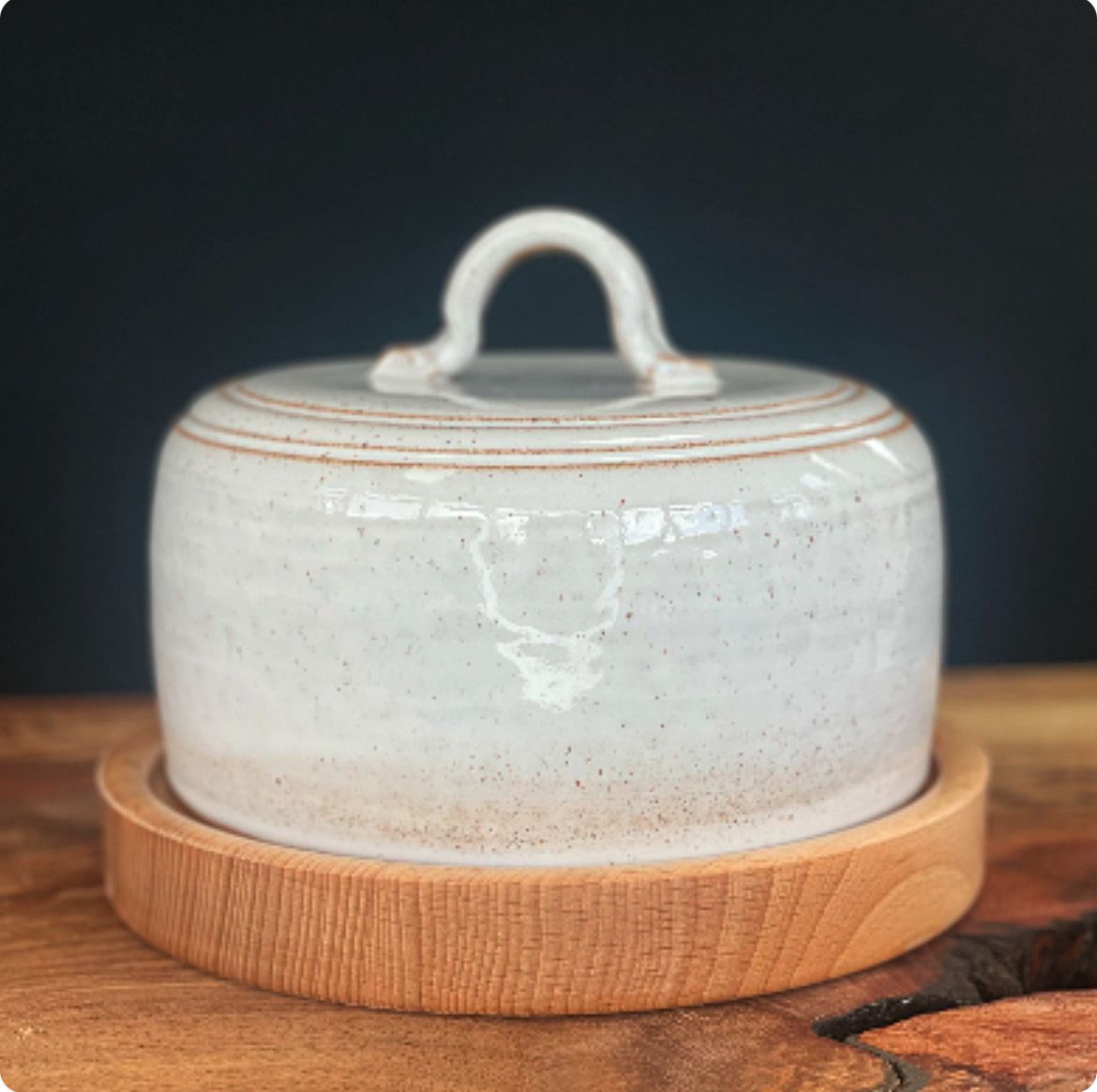 Speckled White Cheese Dome