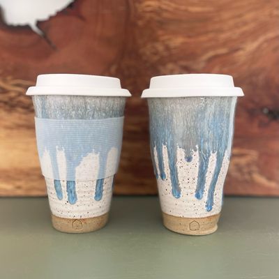 12oz Travel Cup in Seaspray
