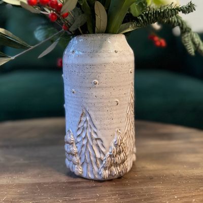 Frilly Festive Vase